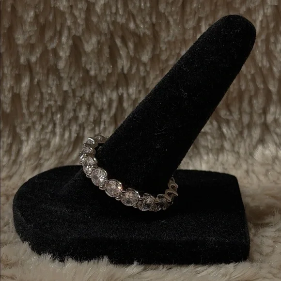 PAVOI Eternity Cubic Zirconia Ring - Picture 3 of 12